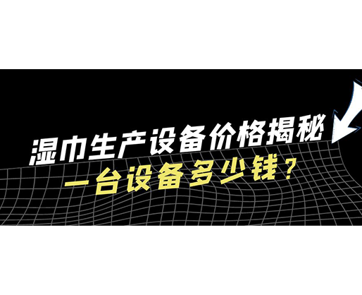 濕巾生產(chǎn)設備價格揭秘！一臺設備多少錢？