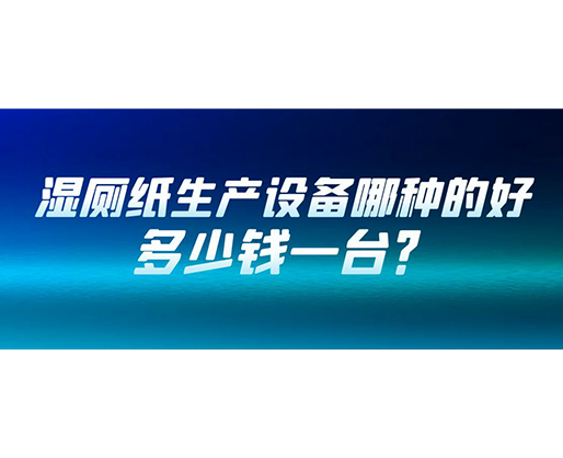 濕廁紙生產(chǎn)設(shè)備哪種的好？多少錢一臺？