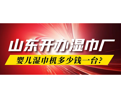 山東開辦濕巾廠，嬰兒濕巾機(jī)多少錢一臺(tái)?