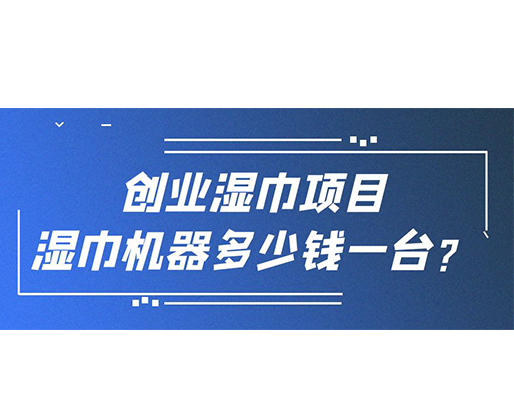 創(chuàng)業(yè)濕巾項目，濕巾機器多少錢一臺？