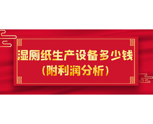 濕廁紙生產(chǎn)設(shè)備多少錢(附利潤分析)